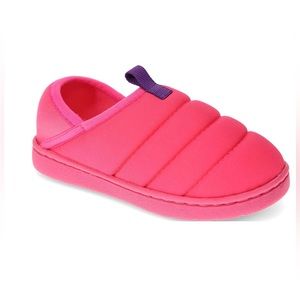 Wonder Nation Toddler Girls Puffer Slipper, Sizes 9/10